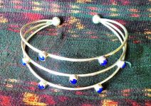 Silver and Lapislazuli Bangle